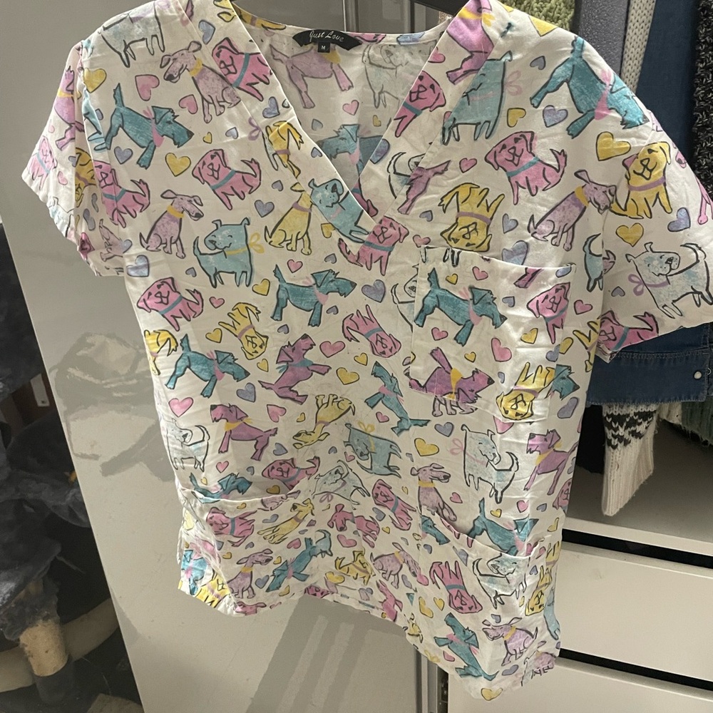 Just Love Pastel Animal Print Top